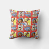 ヴィンテージ女性のカーボーイズラソスウエスタンデコール クッション (裏面)