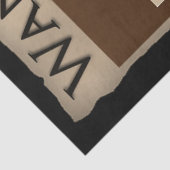 ヴィンテージ女性のカーボーイティッシュペーパー 薄葉紙 (詳細)