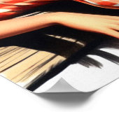 ヴィンテージ女性のカーボーイピン留め ポスター (角)