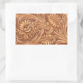 ヴィンテージ女性のカーボーイファッション南西部レザー 長方形シール (バッグ)