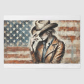 ヴィンテージ女性のカーボーイプライド 薄葉紙 (正面)