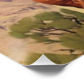 ヴィンテージ女性のカーボーイロマンス:ワイルドウエストウィスパー ポスター (コーナー)