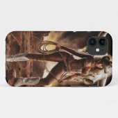 ヴィンテージ女性のカーボーイ付き牛スカル Case-Mate iPhoneケース (裏面(横))