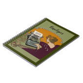 ヴィンテージ女性の名前を付けた詩のジャーナル ノートブック (左側)