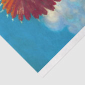 ヴィンテージ女性の素朴テクスチャー馬のデコパージュ 薄葉紙 (詳細)