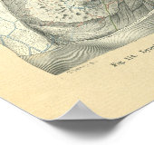 ヴィンテージ女性の胴体の泡解構造 ポスター (角)