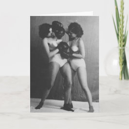 ヴィンテージ女性の謝罪 カード