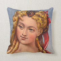 ヴィンテージ女性の顔ポートレート1880年代