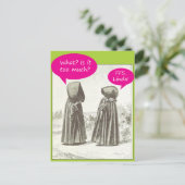 ヴィンテージ女性はがき ポストカード (スタンド正面)