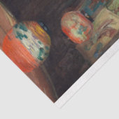 ヴィンテージ女性アンティークテクスチャー紫着物 薄葉紙 (詳細)