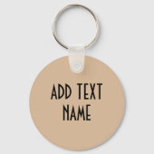 ヴィンテージ女性キーチェーン キーホルダー (裏面)