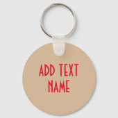 ヴィンテージ女性キーチェーン キーホルダー (裏面)