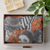 ヴィンテージ女性ティッシュペーパーデコップクラフティング 薄葉紙 (ギフト)