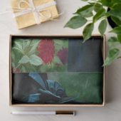 ヴィンテージ女性デコページティッシュペーパー 薄葉紙 (ギフト)