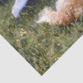 ヴィンテージ女性フランスのカントリー側ティッシュペーパー 薄葉紙 (詳細)