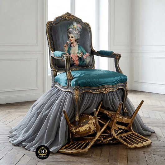 ヴィンテージ女性フローラヘアティッシュペーパー 薄葉紙