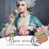 ヴィンテージ女性フローラヘアティッシュペーパー 薄葉紙