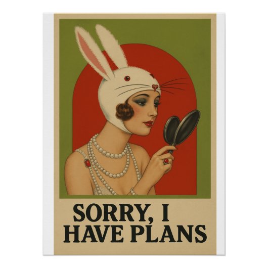 ヴィンテージ女性ポスター ポスター (正面)