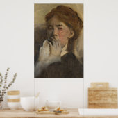 ヴィンテージ女性ポートレートアート ポスター (キッチン)