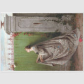 ヴィンテージ女性ラブレターティッシュペーパー 薄葉紙 (正面)