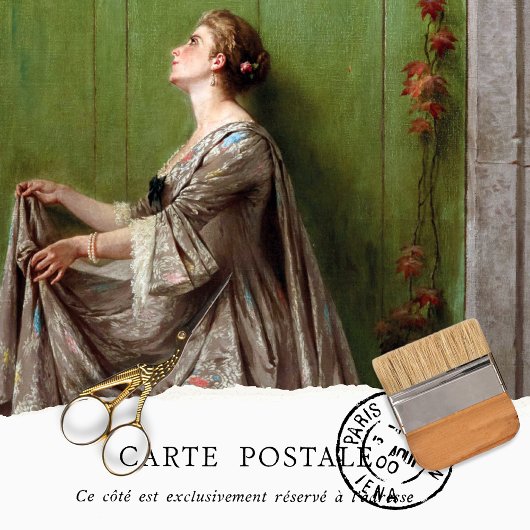 ヴィンテージ女性ラブレターティッシュペーパー 薄葉紙