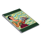 ヴィンテージ女性レシピ書 ノートブック (右側)