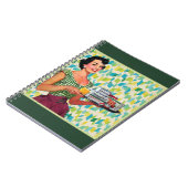 ヴィンテージ女性レシピ書 ノートブック (左側)