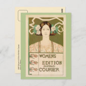 ヴィンテージ女性版バッファロークーリエ ポストカード (正面/裏面)