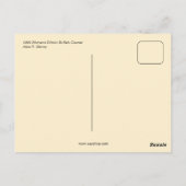 ヴィンテージ女性版バッファロークーリエ ポストカード (裏面)