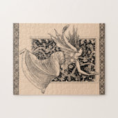 ヴィンテージ女性踊りパズル ジグソーパズル (横)