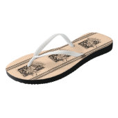 ヴィンテージ女性踊りビーチサンダル ビーチサンダル (アングル)