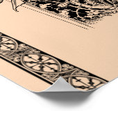 ヴィンテージ女性踊りポスター ポスター (角)