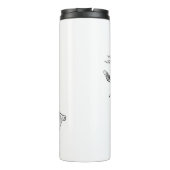 ヴィンテージ女性踊り熱タンブラー タンブラー (裏面)