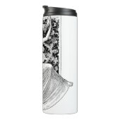 ヴィンテージ女性踊り熱タンブラー タンブラー (回転右)