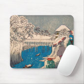 ヴィンテージ女日本のスケッチアジアさくらんぼブルッソ マウスパッド (マウス)