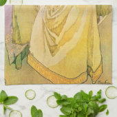 ヴィンテージ女神 キッチンタオル (折り畳み)