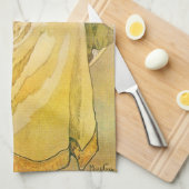 ヴィンテージ女神 キッチンタオル (四つ折り)