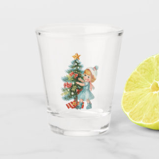 ヴィンテージ女 ショットグラス