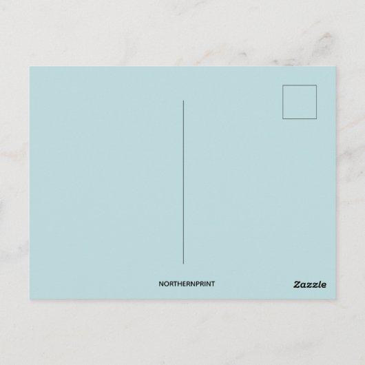 ヴィンテージ好きの月のバレンタイン ポストカード (裏面)