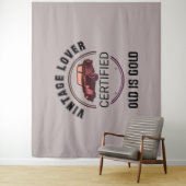 ヴィンテージ好きの車マニア タペストリー (インサイチュ)