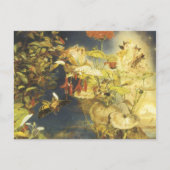 ヴィンテージ妖精の国はがき ポストカード (正面)