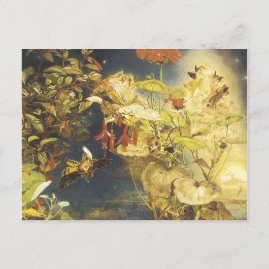 ヴィンテージ妖精の国はがき ポストカード (正面)