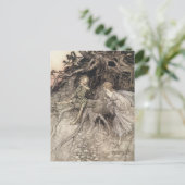 ヴィンテージ妖精の国はがき ポストカード (スタンド正面)