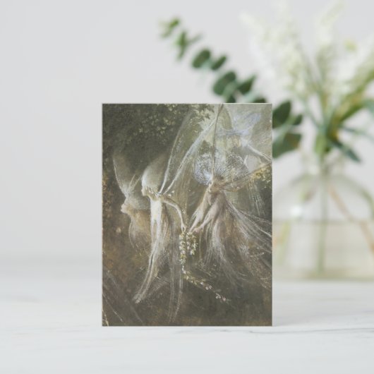 ヴィンテージ妖精の国はがき ポストカード (スタンド正面)