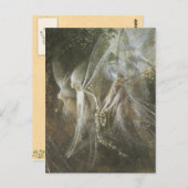 ヴィンテージ妖精の国はがき ポストカード (正面/裏面)