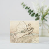 ヴィンテージ妖精の国はがき ポストカード (スタンド正面)