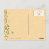 ヴィンテージ妖精の国はがき ポストカード (裏面)