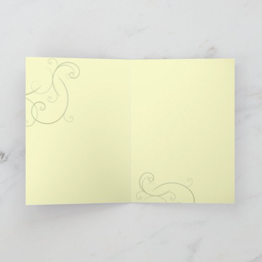 ヴィンテージ妖精の国グリーティングカード カード (内部)