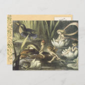 ヴィンテージ妖精の国ストーリーテラーはがき ポストカード (正面/裏面)