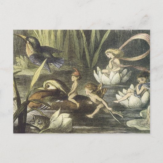 ヴィンテージ妖精の国ストーリーテラーはがき ポストカード (正面)